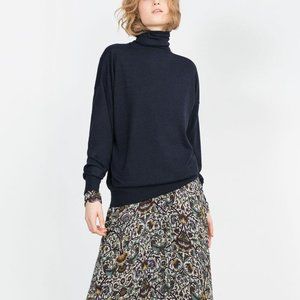 Zara Oversized Turtleneck Sweater
